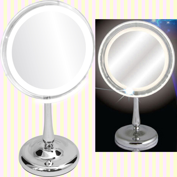 LED lighted makeup 5x magnifier(L)