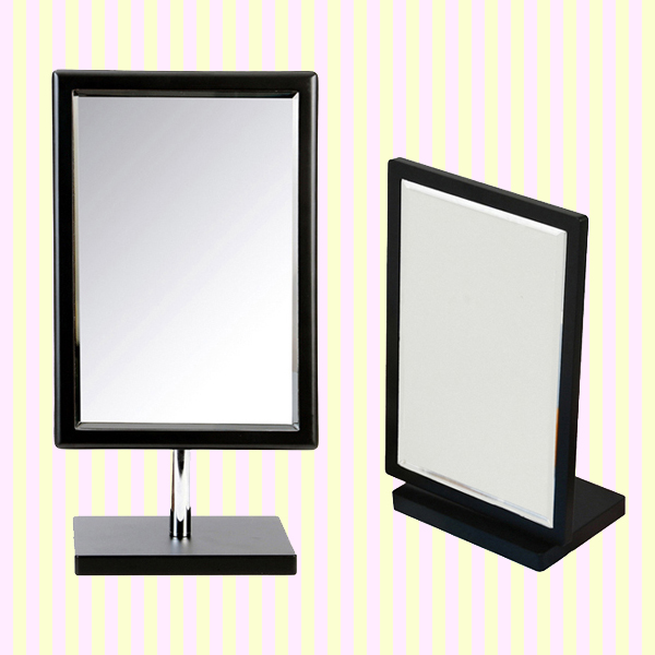 Wooden rectangular makeup mirror(L)