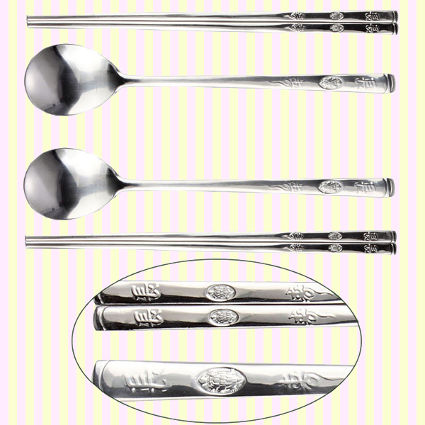 Longevity Turtle spoon & chopsticks 2set