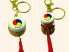 Korean Traditional Miniature Drum Key Ring(10pcs) 한국 전통 장구+북 열쇠고리(10개묶음)