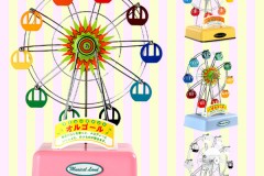 Rotating Windup Ferris Wheel Music box  회전하는 태엽식 관람차 오르골