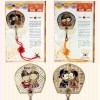 Korean Traditional Fan Shape Couple Bookmarks(10pcs) 한국 민속 부채 커플 책갈피(10개묶음)