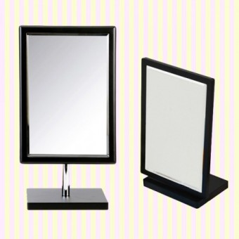 Henings Wooden Rectangle Makeup Mirror(Big)/cosmetic mirror  헤닝스 우드 사각 탁상거울(블랙/빅사이즈)