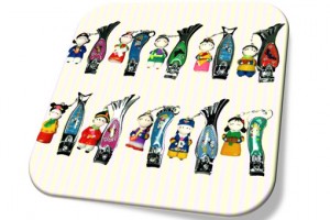 Korean Folk Figure Colormix Nail Clipper(10pcs) 칼라믹스 손톱깎이(10개묶음)