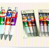 Korean folk figure colormix ball point pens(3pcs) 칼라믹스 볼펜(3개묶음)