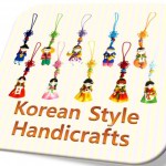 Korean Folk Figure Colormix Phone Strings(10pcs) 칼라믹스 핸드폰줄(10개묶음)