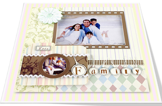 Vintage Style Family Photo Frame/빈티지 스타일 패밀리 액자