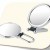 Shiny oval folding hand held mirror with 2x magnifier(M) 샤인 폴더 접이식 손거울(중)