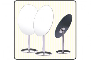 Shiny Frameless Make Up Mirror(Big size)    샤이니 무테 타원거울(빅사이즈) 