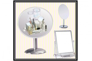 Frameless Artistic Round Table Mirror(Big size)    샤이니 아트 원거울(빅사이즈)