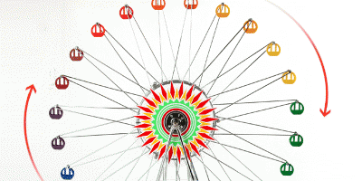 Tempozan Ferris Wheel Orgel, Grand Rotating Music Box, Fly me to the moon, 대관람차 오르골