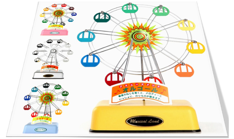 Musical Land Ferris wheel Music Box 뮤지컬랜드 관람차 오르골