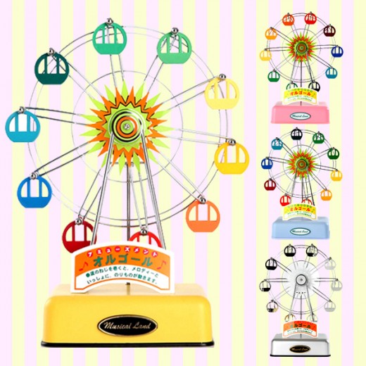 Musical Land Ferris Wheel/Eiffel Tower/Airplane Music Box/Orgle 뮤지컬랜드 관람차 에펠탑 오르골/뮤직박스/음악상자