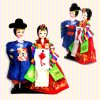 Korean Figure Wedding Couple Doll in traditional costume 한국 전통 신랑.신부 쌍인형