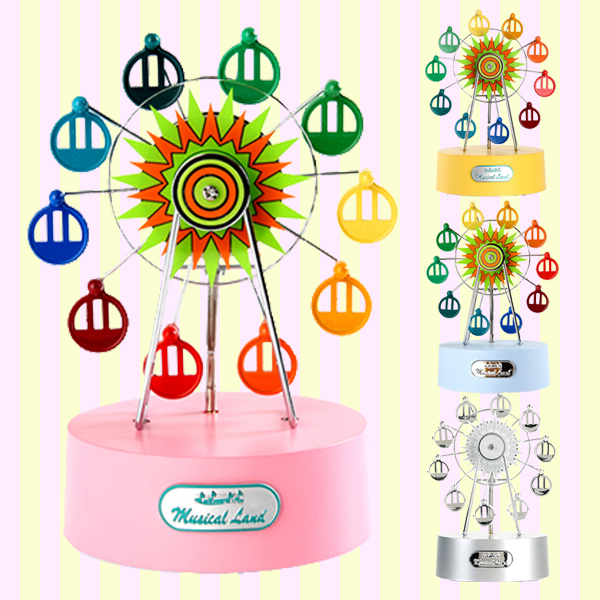 Musical Land Mini Ferris wheel Music Box, windup orgel, 뮤지컬랜드 미니 페리휠 관람차 오르골