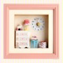 Dollhouse Baby Room Table and Wall Clock 돌하우스 베이비룸 시계