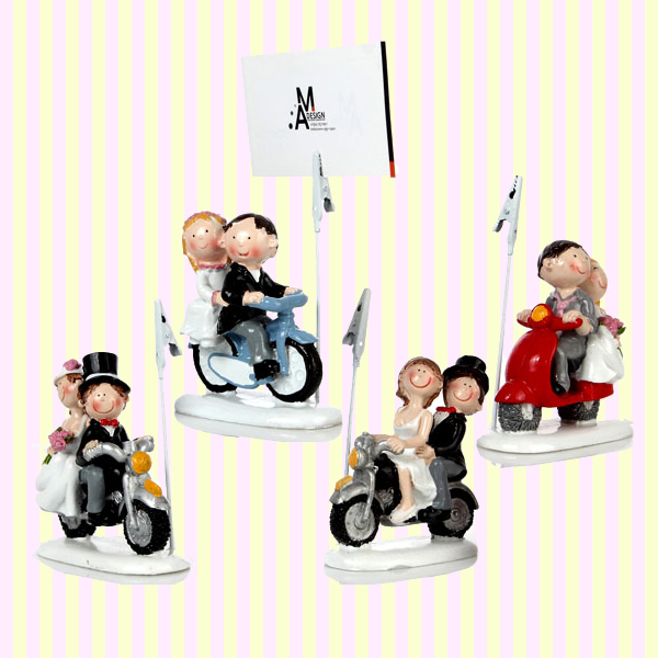 Wedding Couple Memo Clip(4pcs) 웨딩 커플 메모꽂이(4개묶음)