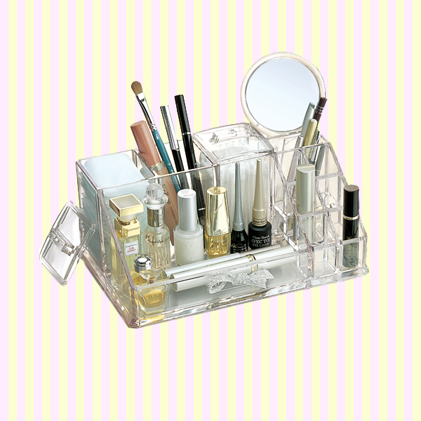 Transparent Cosmetic,Makeup, and Beauty Tools Organizer(M) 화장대 화장품 향수 정리함(중)