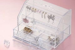 Transparent Jewelry and Accessory Organizer  투명 악세사리 정리 보석함