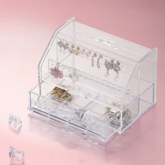 Transparent Jewelry and Accessory Organizer  투명 악세사리 정리 보석함